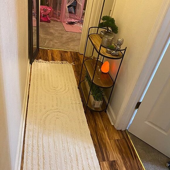 NEW Runner Rug 2x6, Beige Hallway Rug Runner Washable - Picture 2 of 7